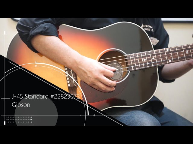 Gibson J-45 Standard Tri-Burst Gloss S/N:22823073 試奏動画 - YouTube