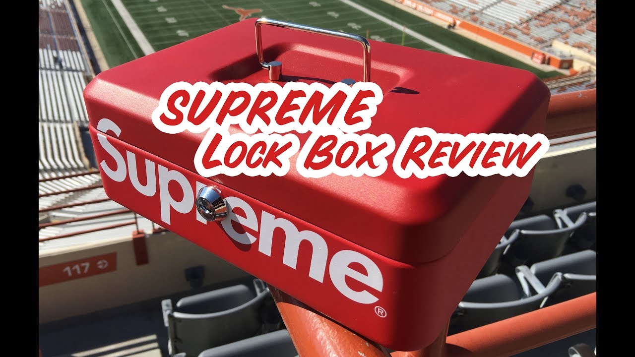 SUPREME LOCK BOX REVIEW! - YouTube