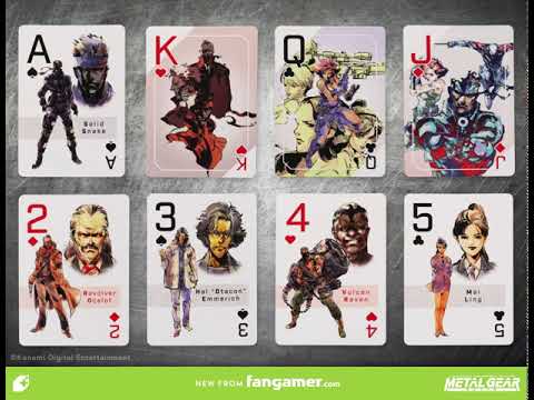 METAL GEAR SOLID Playing Cards - Fangamer