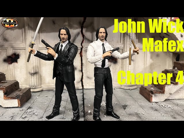 Mafex John Wick Chapter 4 Keanu Reeves Action Figure Review