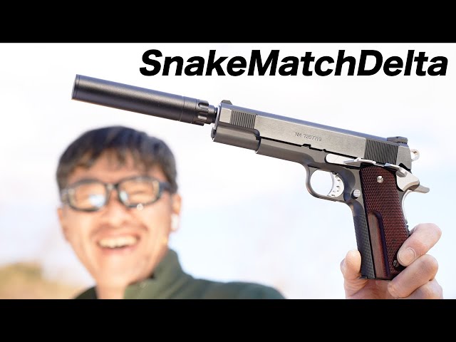 WA Colt Government Snake Match Delta Version Gas Blowback Gun