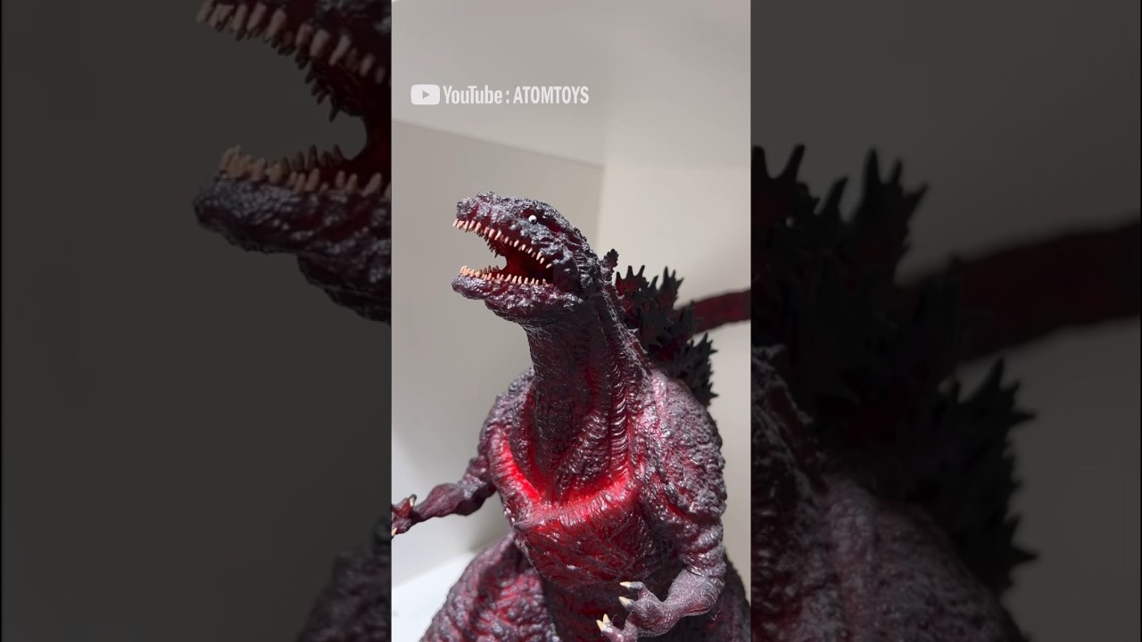Hibiya Square Shin Godzilla Statue 5th anniversary Red Clear ver