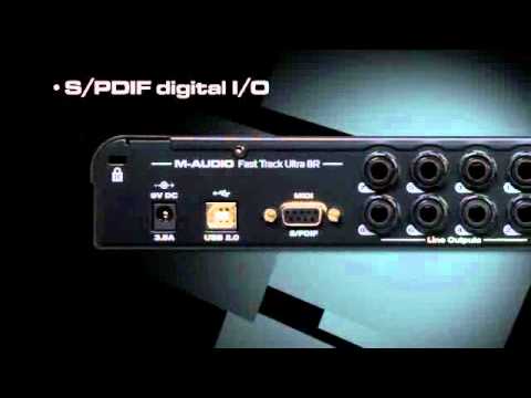 M-Audio Fast Track Ultra 8R | SOFTPLANET LTD - YouTube