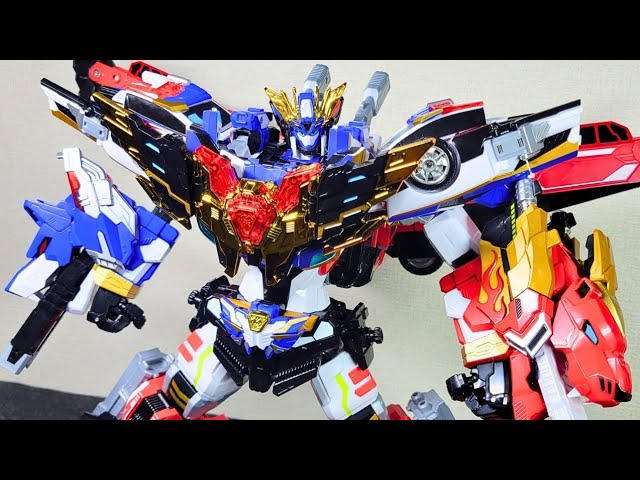 TOY ASMR│王道の2体合体！メタルカードボットW グランブルーレオンの