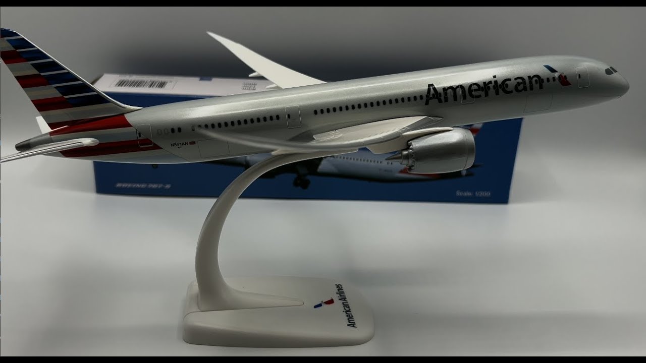 PPC American Airlines Boeing 787-9 1:200 Scale Unboxing and