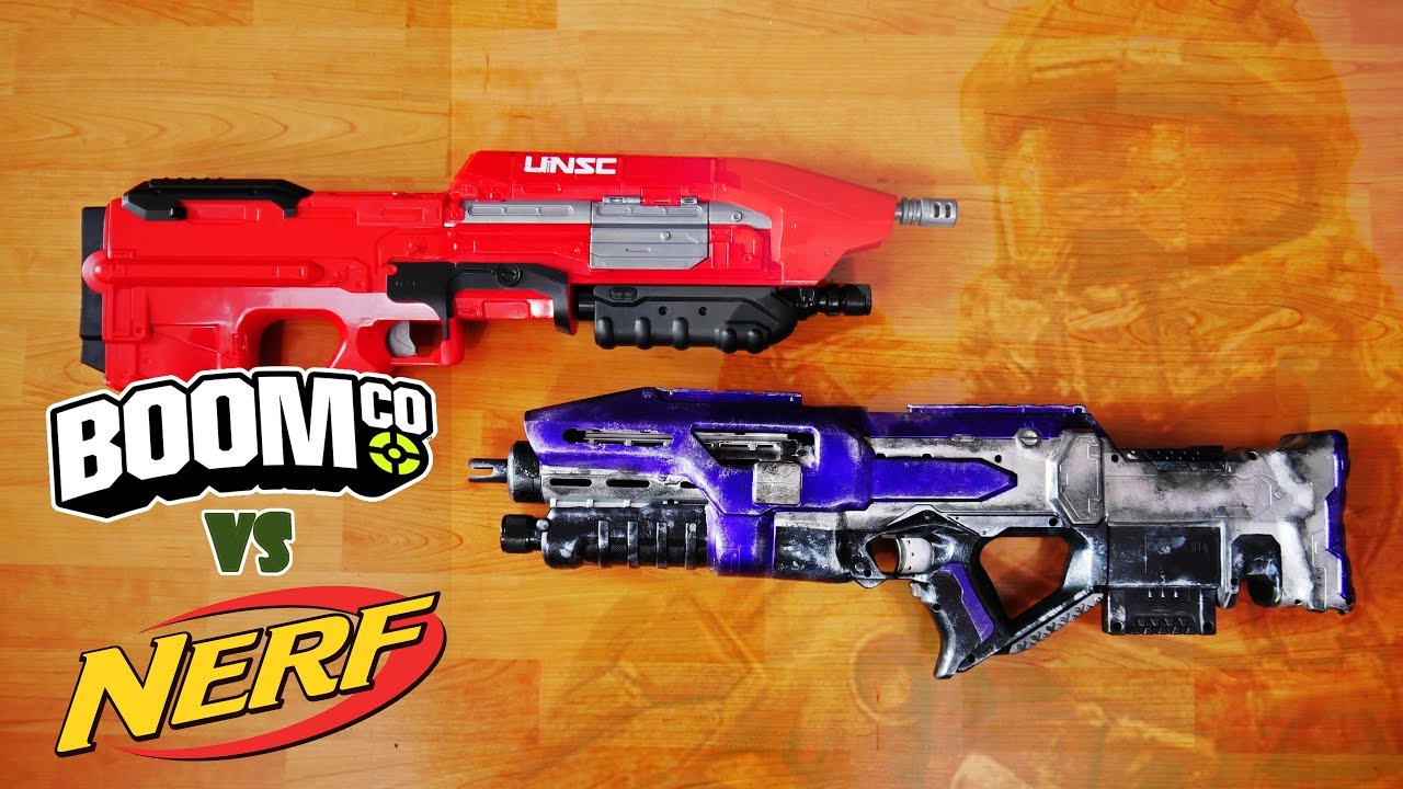 SPECIAL] HALO MA5 RIFLE | Boomco VS Nerf Mod - YouTube