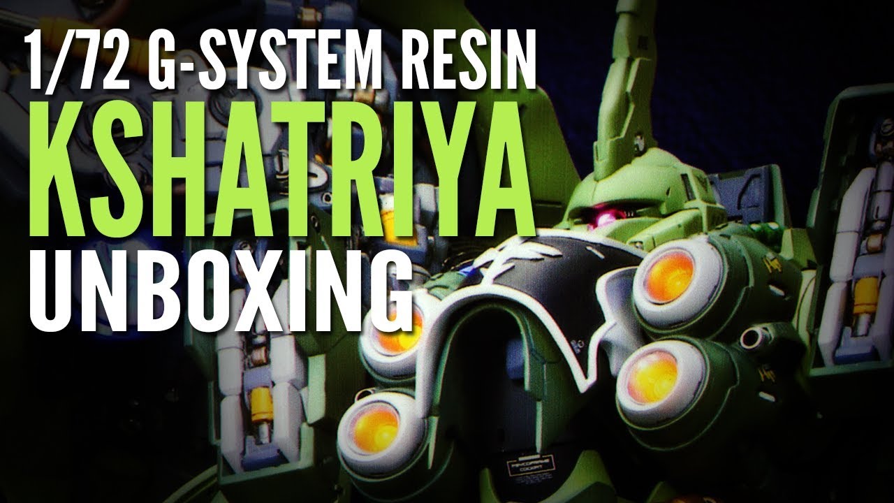 1/72 G-System NZ-666 Kshatriya Resin Kit | UNBOXING - YouTube