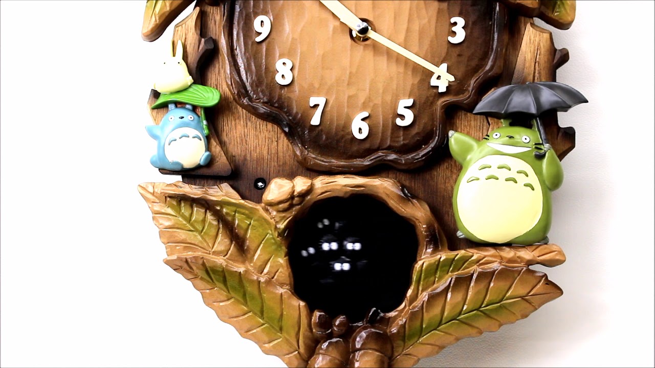 リズム時計 となりのトトロ メロディー付振り子時計 4MJ837MN06 My