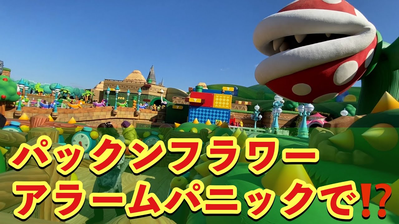 パックンフラワー・アラームパニック!目覚まし時計多すぎ！！ - YouTube