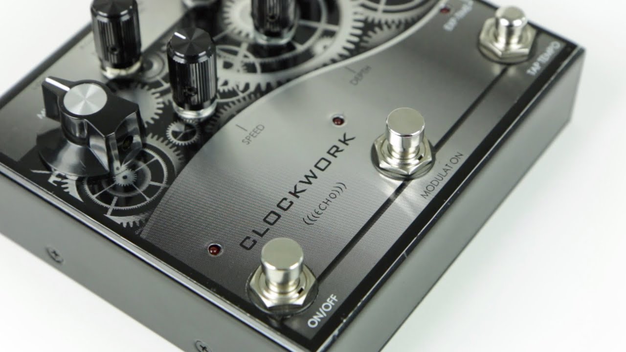 J. Rockett Clockwork Echo Analog Delay - YouTube