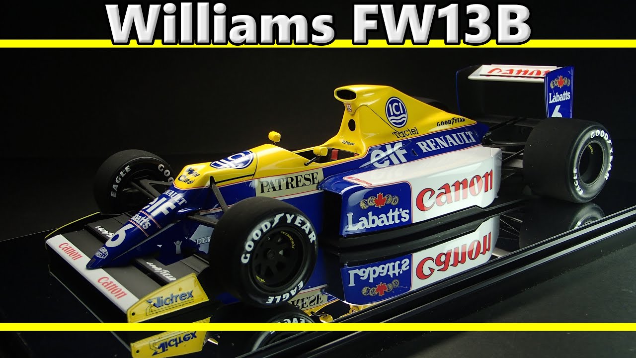 Williams FW13B / TAMIYA 1/20 Formula1 / Scale Model / F1 - YouTube