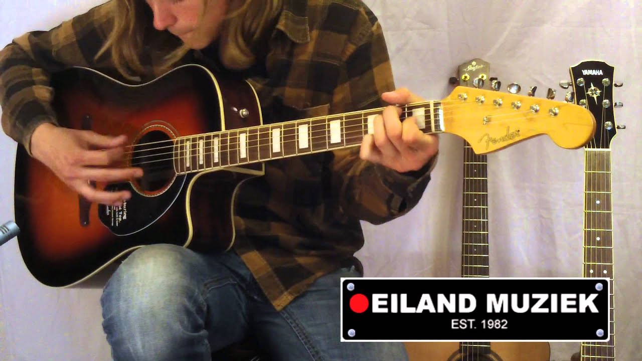 Fender Kingman SCE 3-Color Sunburst - YouTube