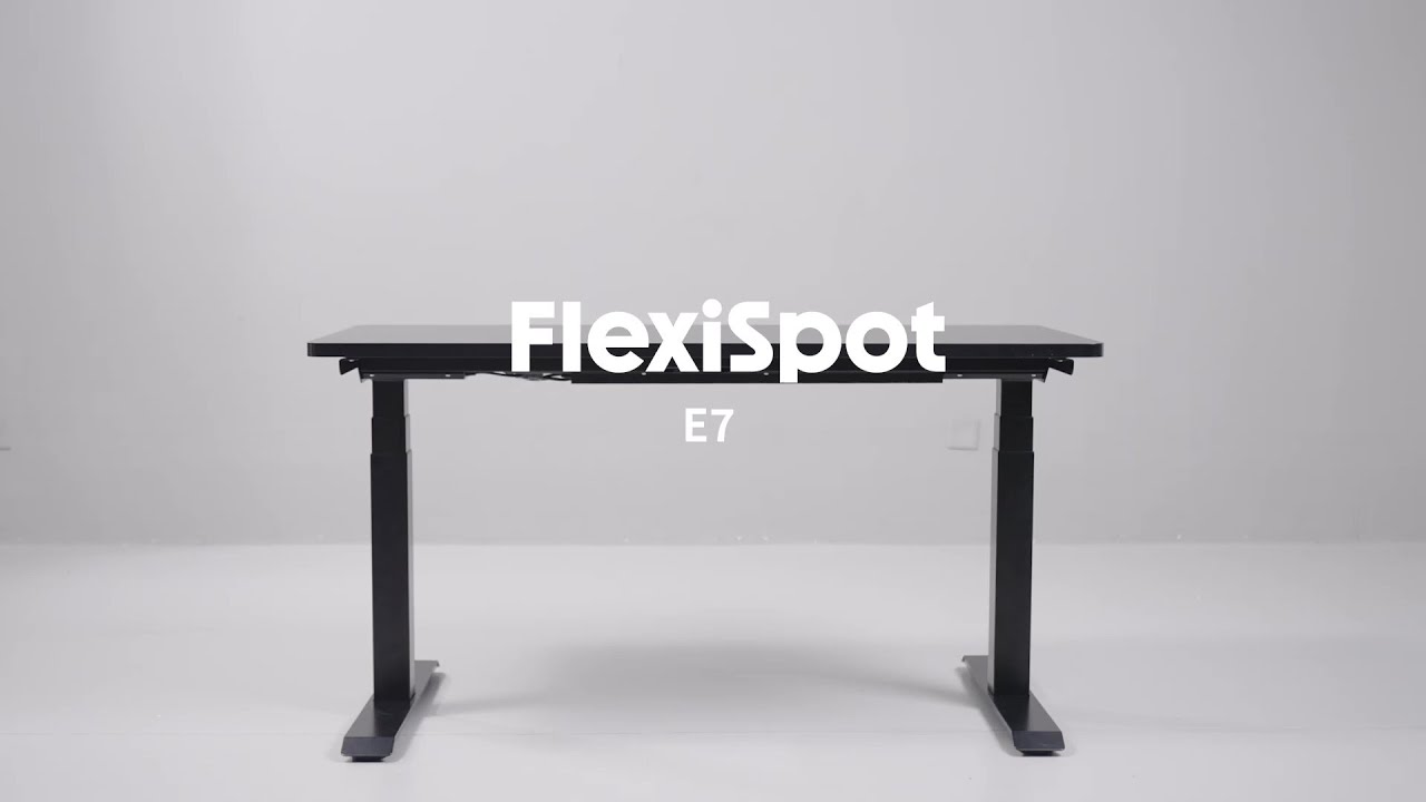 FlexiSpot】電動昇降デスクE7ーー小柄な方にもあうデスク - YouTube