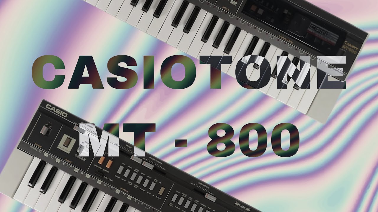 CASIO TONE - MT 800 (80's synth review) - YouTube