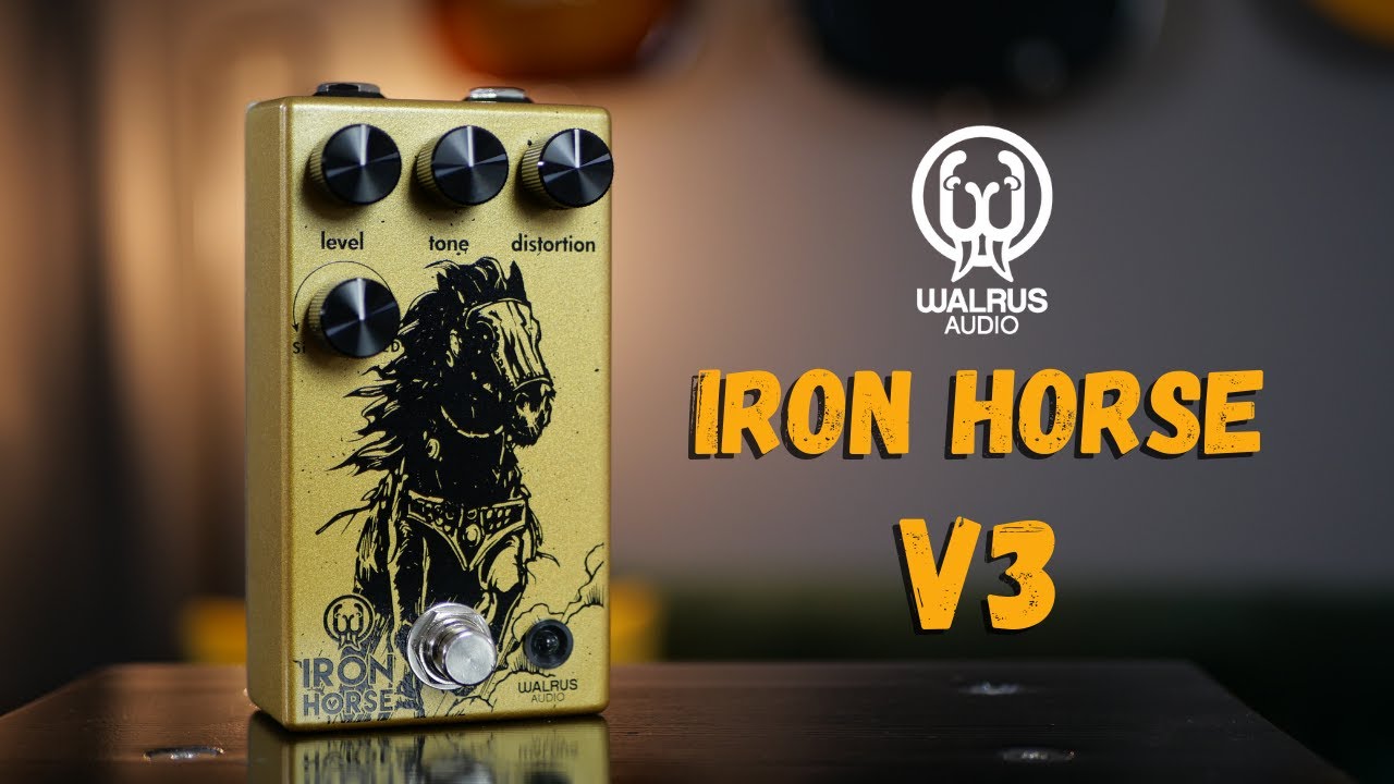 IRON HORSE V3 By Walrus Audio - Distortion Pedal Demo - YouTube