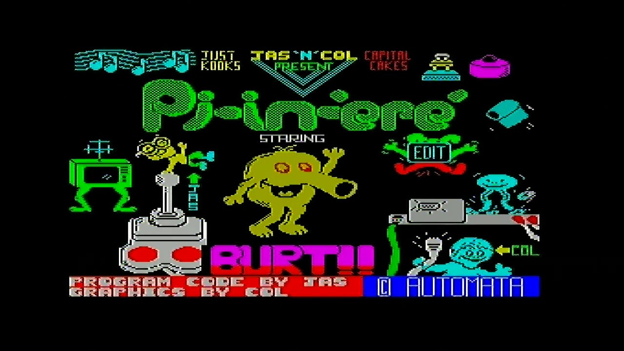 ZX Spectrum Vega Games - Pi-In'Ere - YouTube