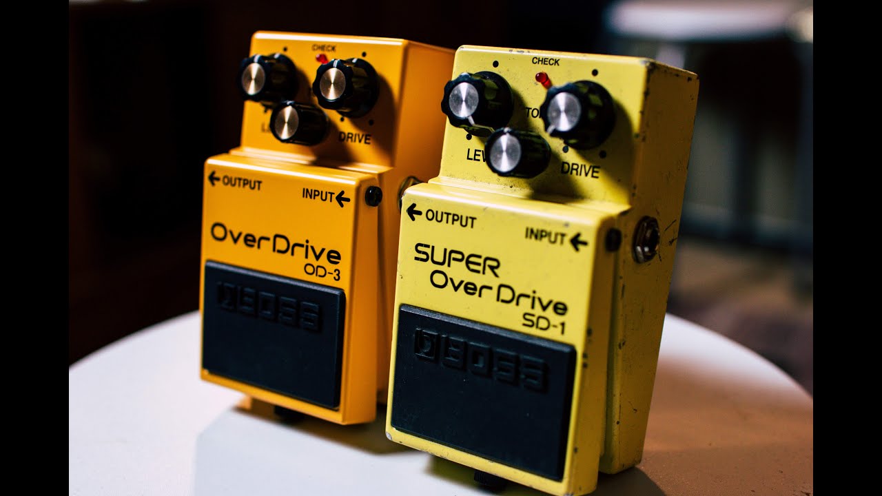 Boss OD-3 vs SD-1 (Battle of the Boss Overdrives) - YouTube