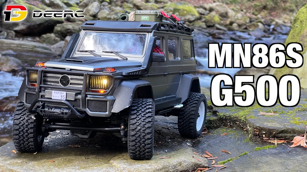 MN86S Benz G500】1/12scale crawler rc MN86S ロックトレイル - YouTube