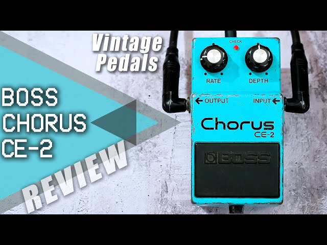 Vintage Pedals || BOSS CE-2 Chorus // Classic Made In Japan