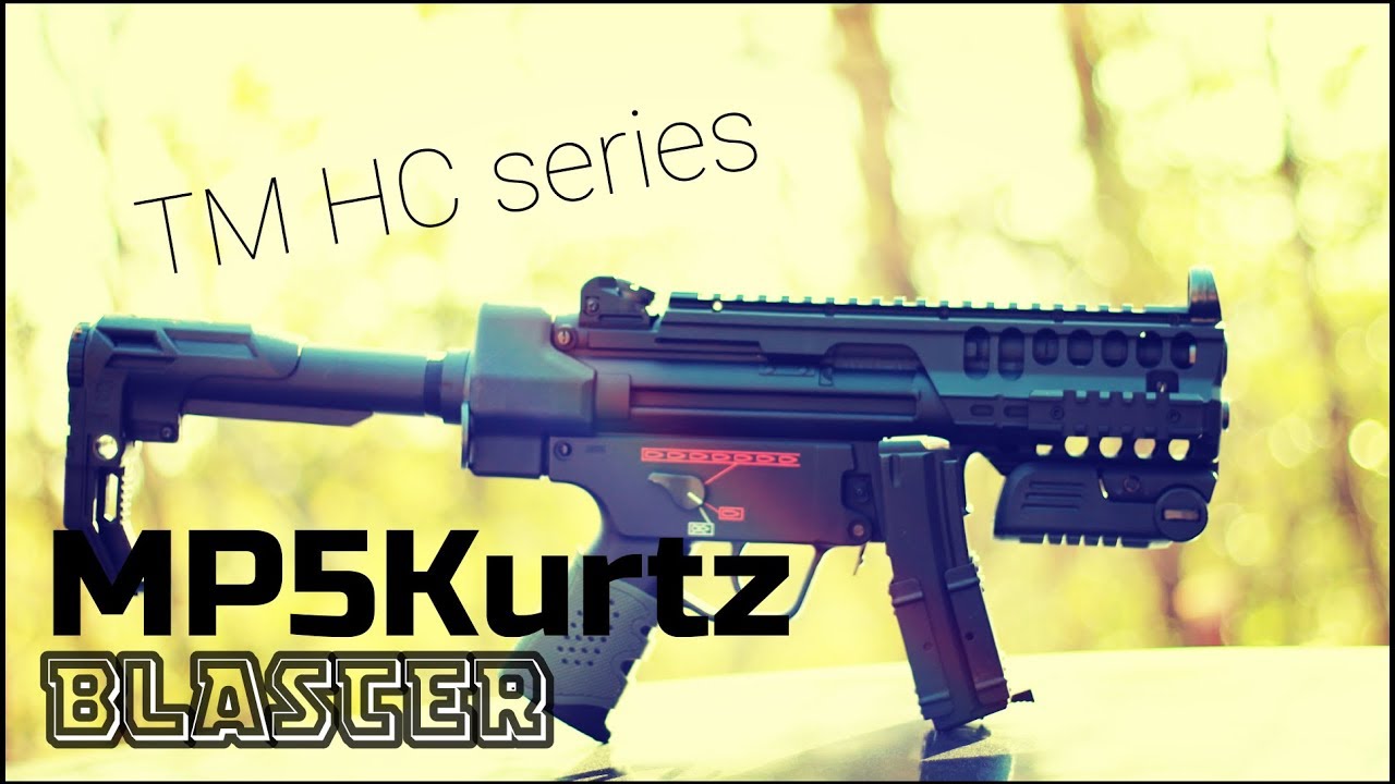 Tokyo Marui HC MP5K Blaster Custom - YouTube