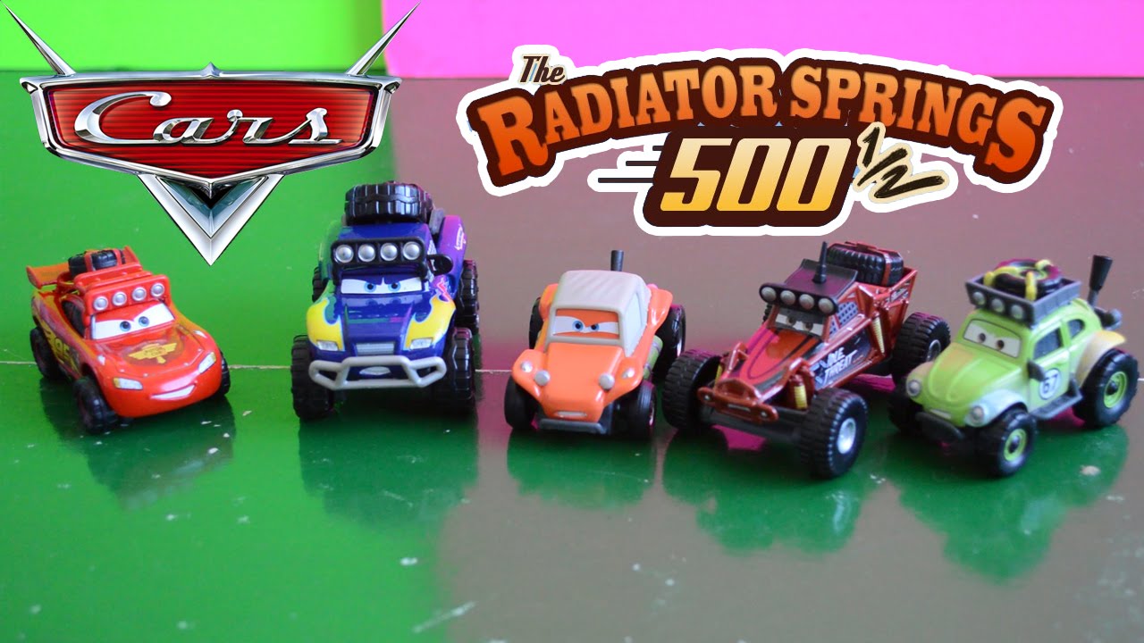 Lightning McQueen toys Radiator Springs 500 1/2 off road racers