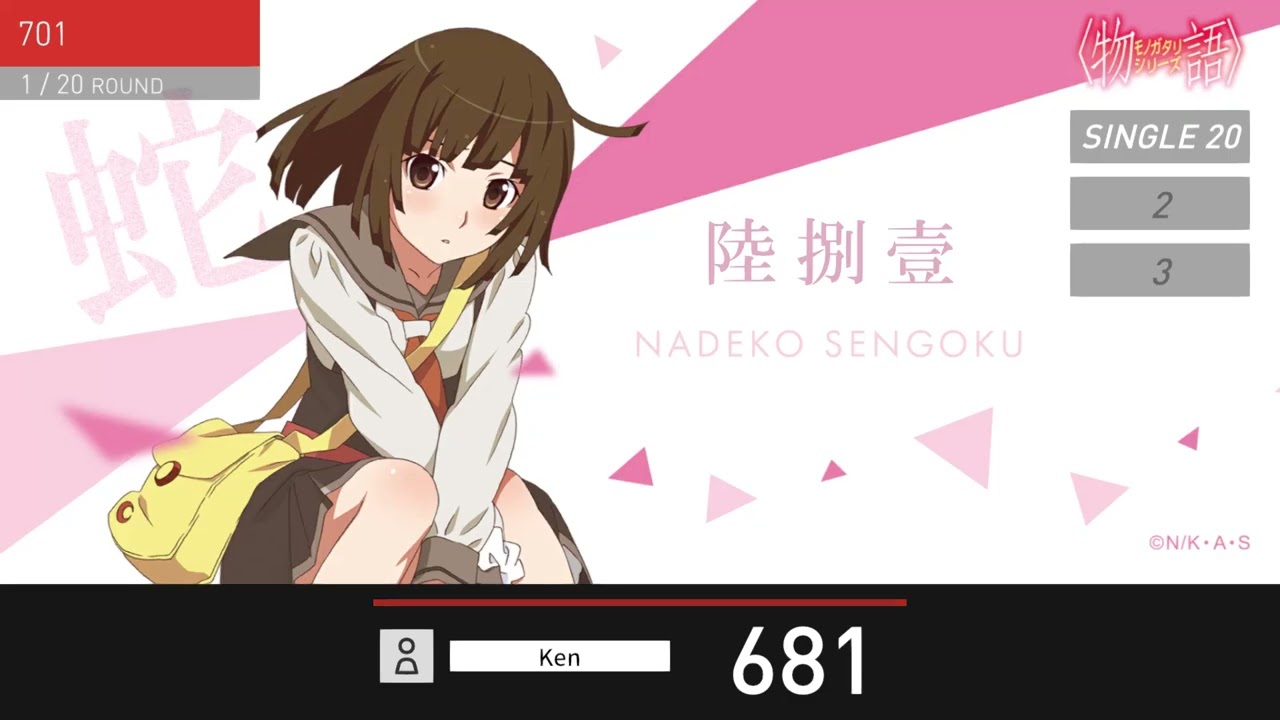 DARTSLIVE CARD 物語シリーズ　千石撫子　未使用品 グッズ-その他】物語シリーズ DARTSLIVE CARD with DARTSLIVEテーマ