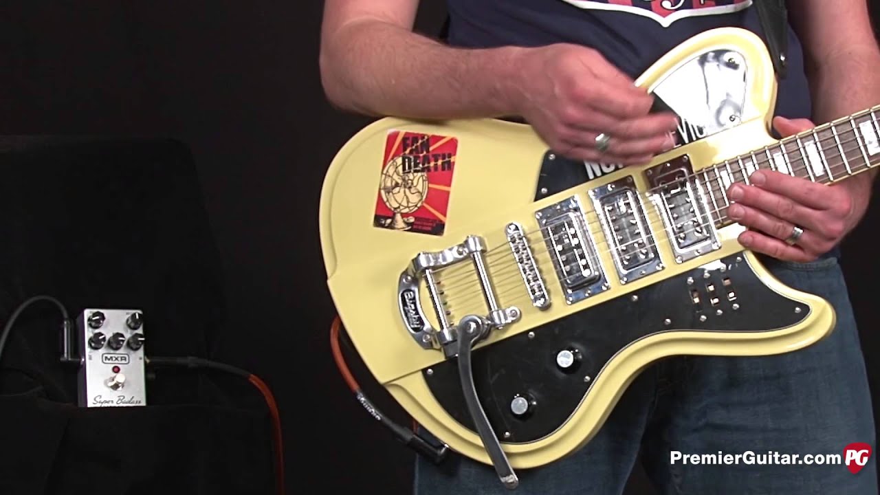 Review Demo - MXR Super Badass Distortion - YouTube