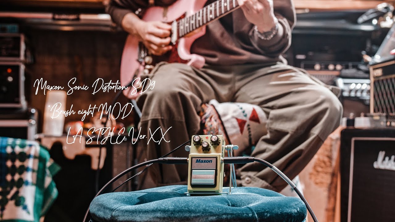 SOLD【10台予約受付中!!】Maxon Sonic Distortion SD9 “Brush eight