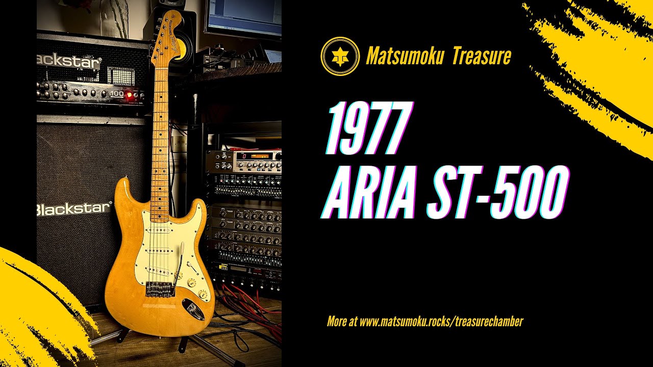 1977 ARIA ST-500N DEMO - YouTube