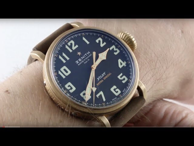Zenith Pilot Type 20 Extra Special BRONZE Luxury Watch Review