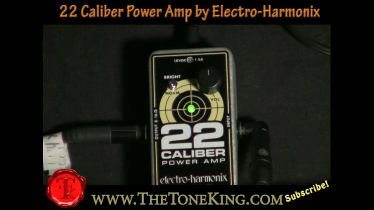 World's Smallest Guitar Amp Head - Electro-Harmonix 22 Caliber EHX