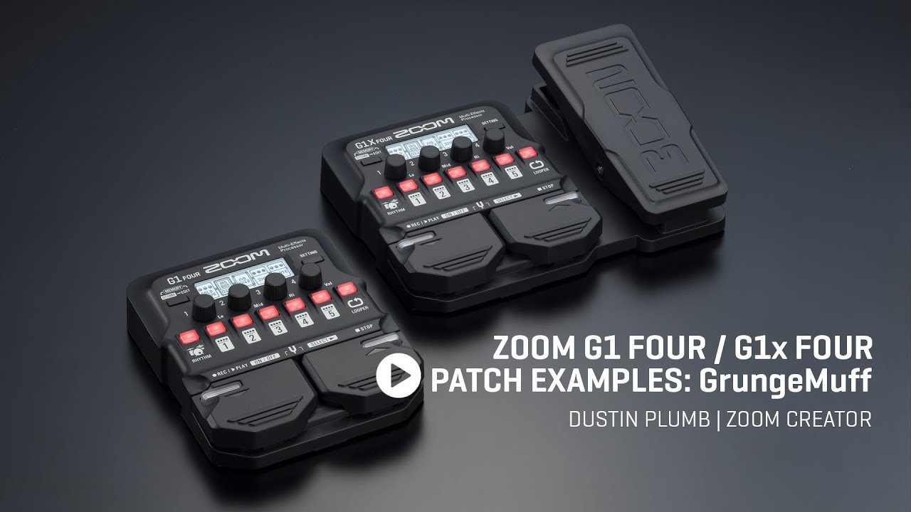 ZOOM／G1 FOUR、G1X FOUR】軽量コンパクトなギター用マルチ