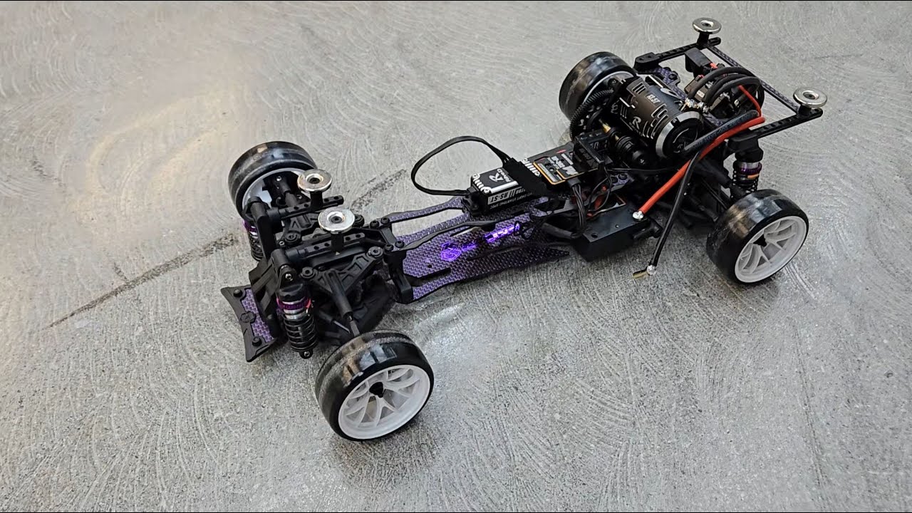 3Racing Sakura D6 GA Purple Shakedown Out Of Box - YouTube