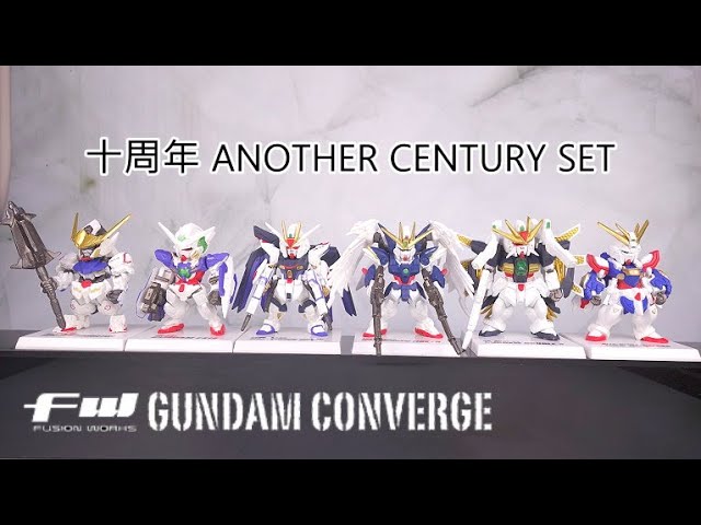 Pworld ] GUNDAM CONVERGE 10周年ANOTHER CENTURY SET 開箱Unboxing