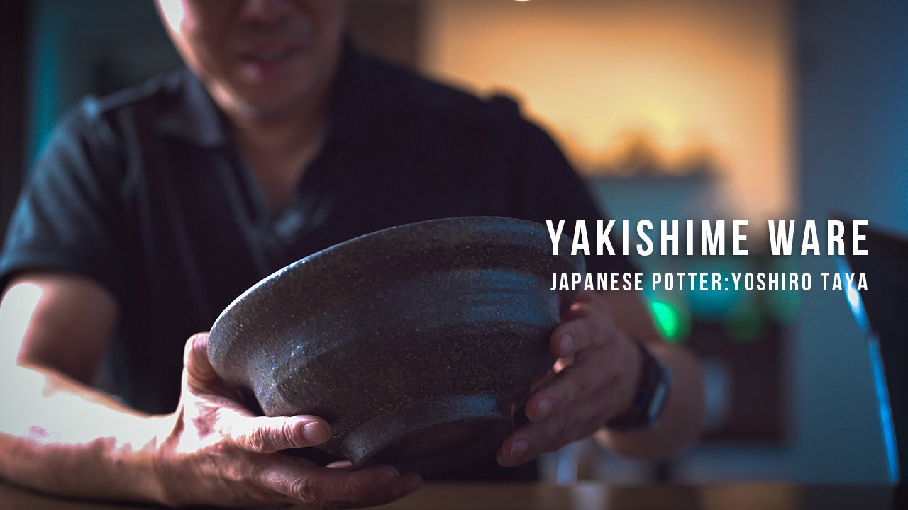 和食器 焼締くし目コーヒーカップ＆ソーサ（YT-062） 作家「多屋嘉郎」