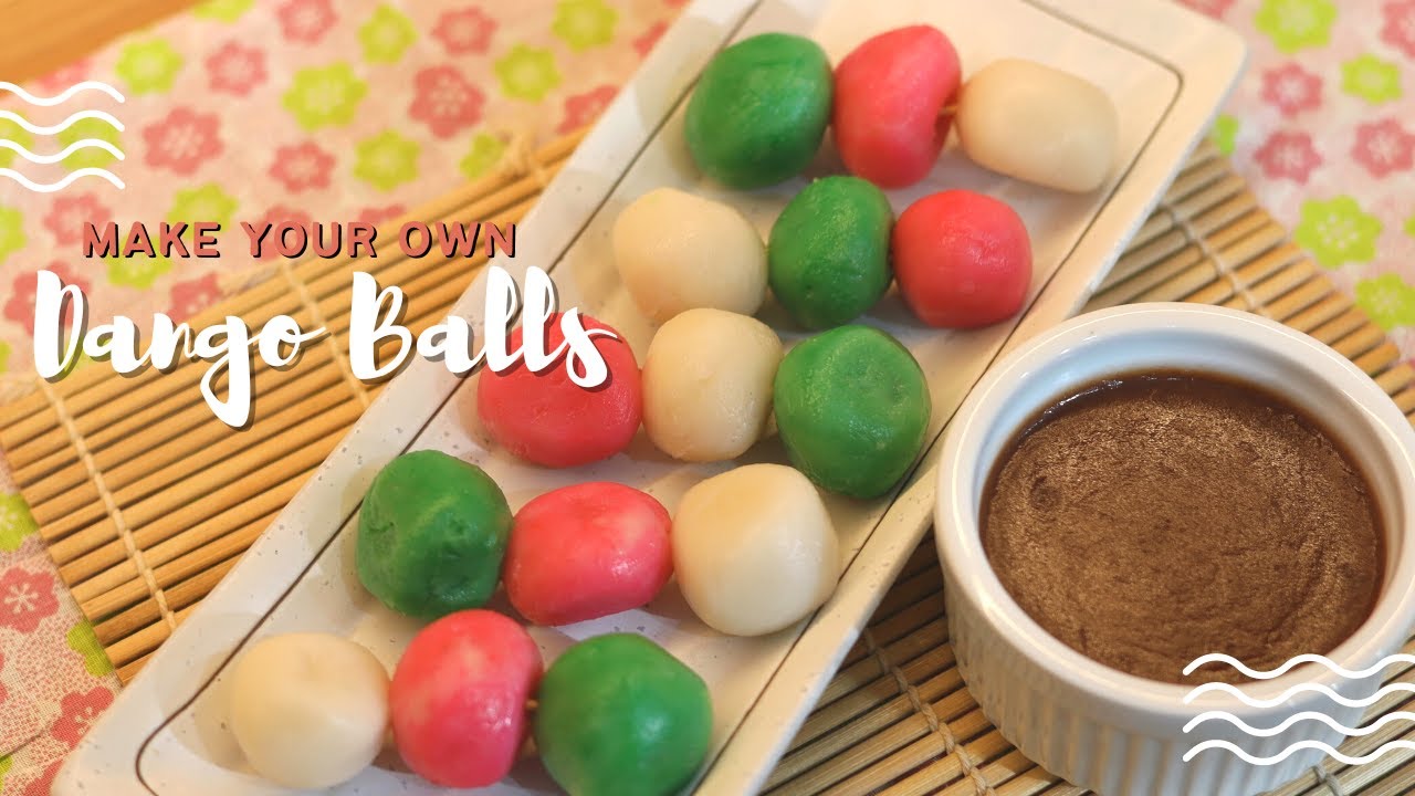 Chewy Dango Balls! Only 6 ingredients! - YouTube