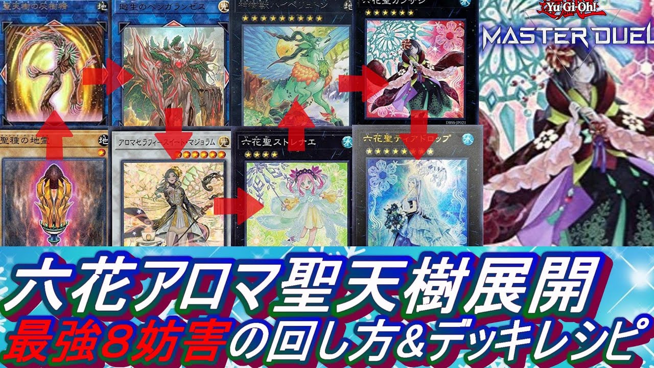 遊戯王MD】六花アロマサンアバロン8妨害最強展開ルート・回し方&デッキ
