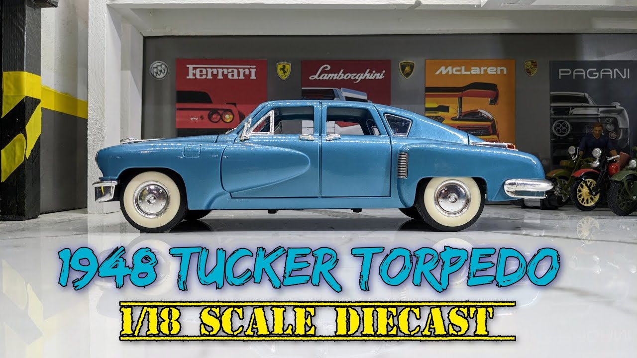 1/18 Scale 1948 Tucker Torpedo Miniature Diecast Model Car by Road