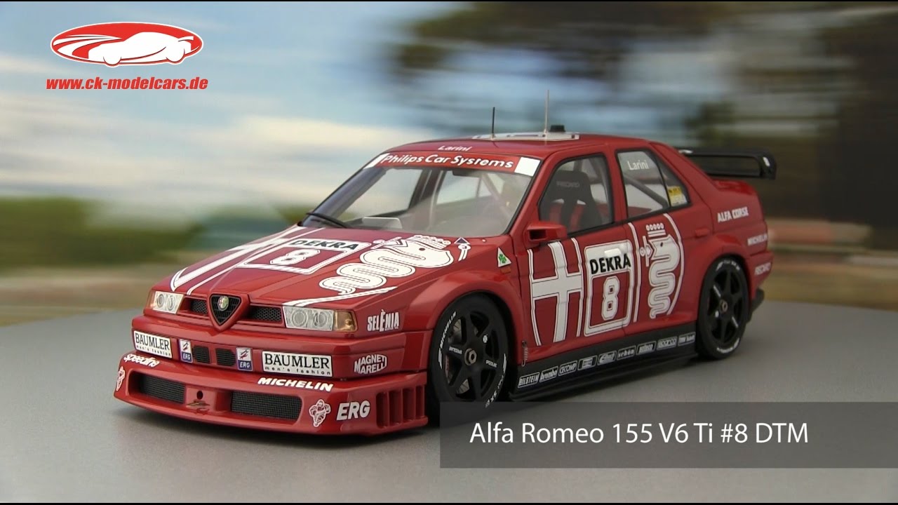 AUTOart 1:18 Nicola Larini Alfa Romeo 155 V6 Ti #8 DTM Champion