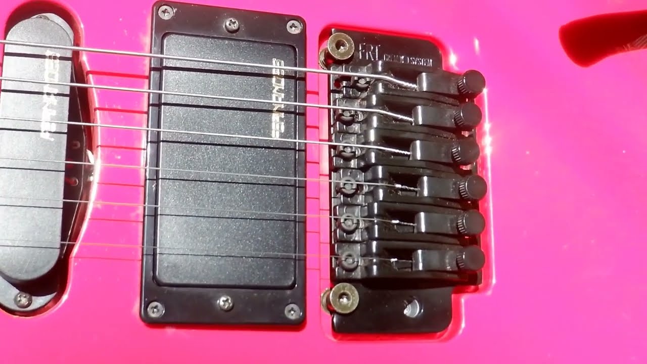 Fernandes FRT-8 — Obscure Lefthand Bridges — FR-55 - YouTube