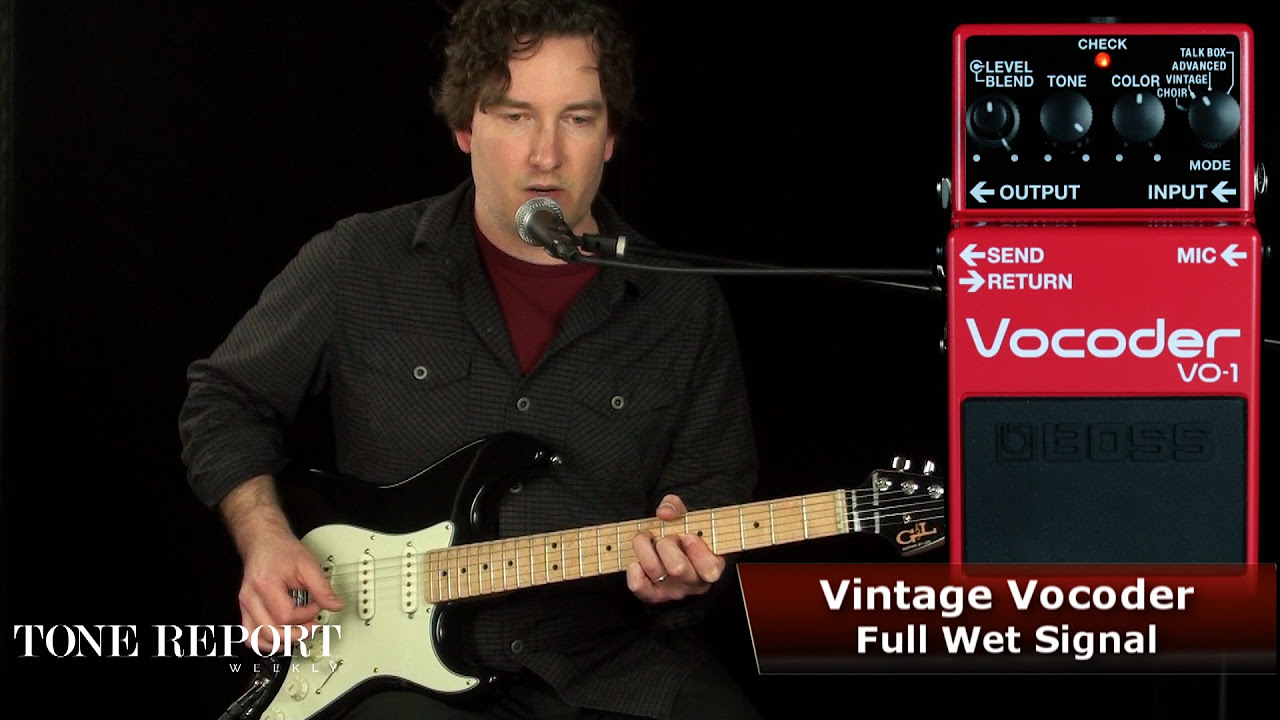 Boss VO-1 Vocoder - YouTube