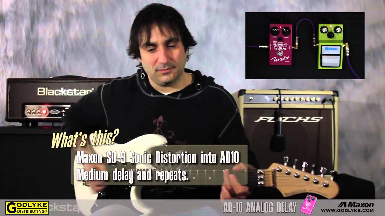 PIMPIN PEDALS' - The Best Analog Delay - Maxon AD10 - YouTube