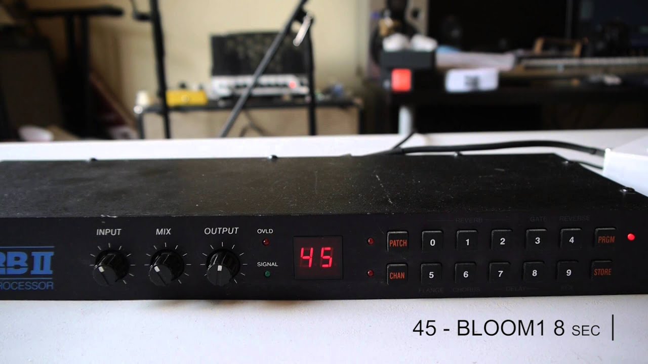 Alesis Midiverb 2 - Guitar Demo - YouTube