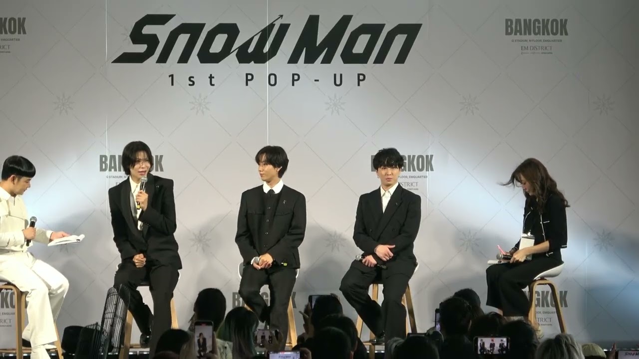 Snow Man Pop-Up Store in Bangkok