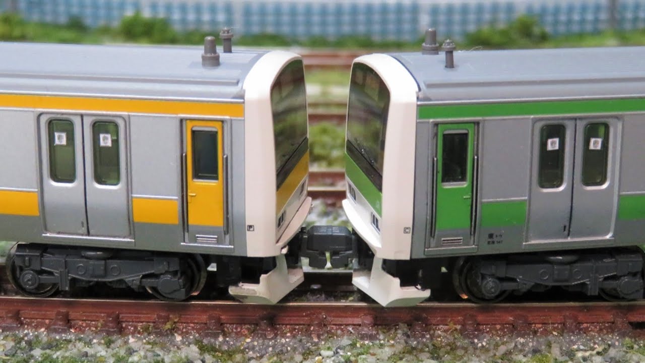 併結】Nゲージ E231系500番台 総武緩行線×山手線 併結運転 走行シーン