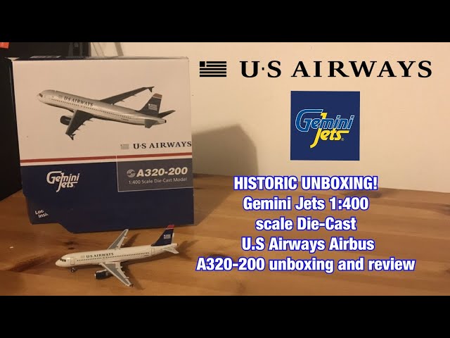 HISTORIC UNBOXING! Gemini Jets 1:400 scale Die Cast US Airways