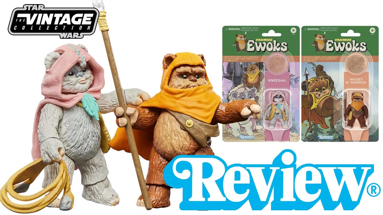 Star Wars The Vintage Collection Ewoks Cartoon 2 Pack! Wicket