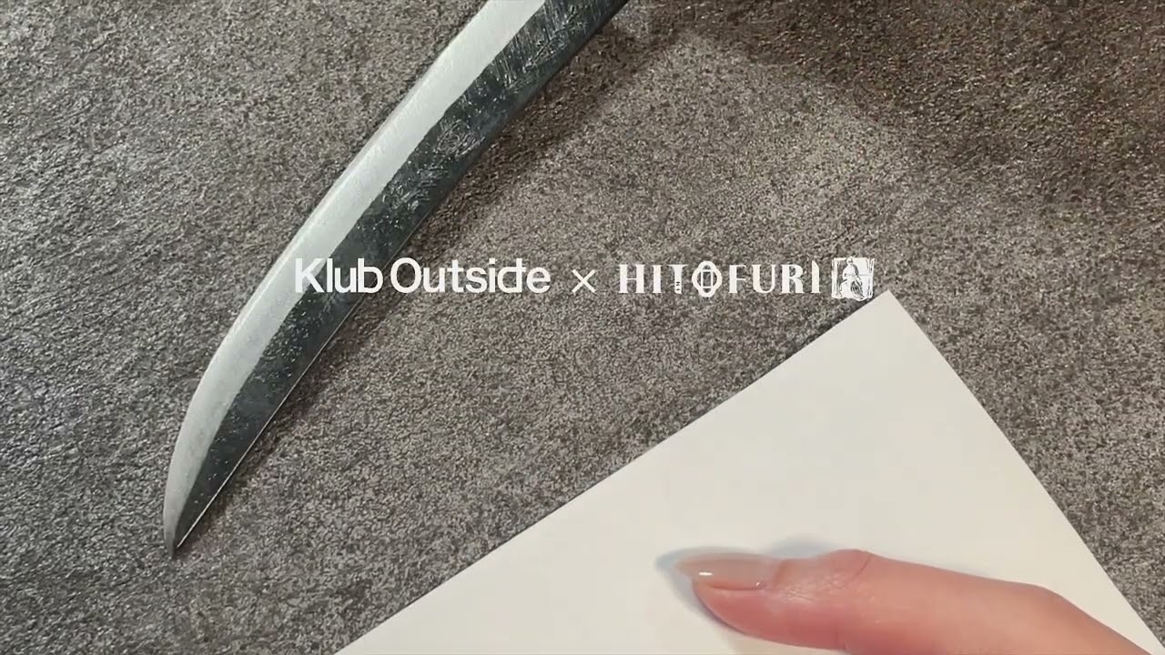 斬月型ペーパーナイフ KlubOutside × HITOFURI - YouTube