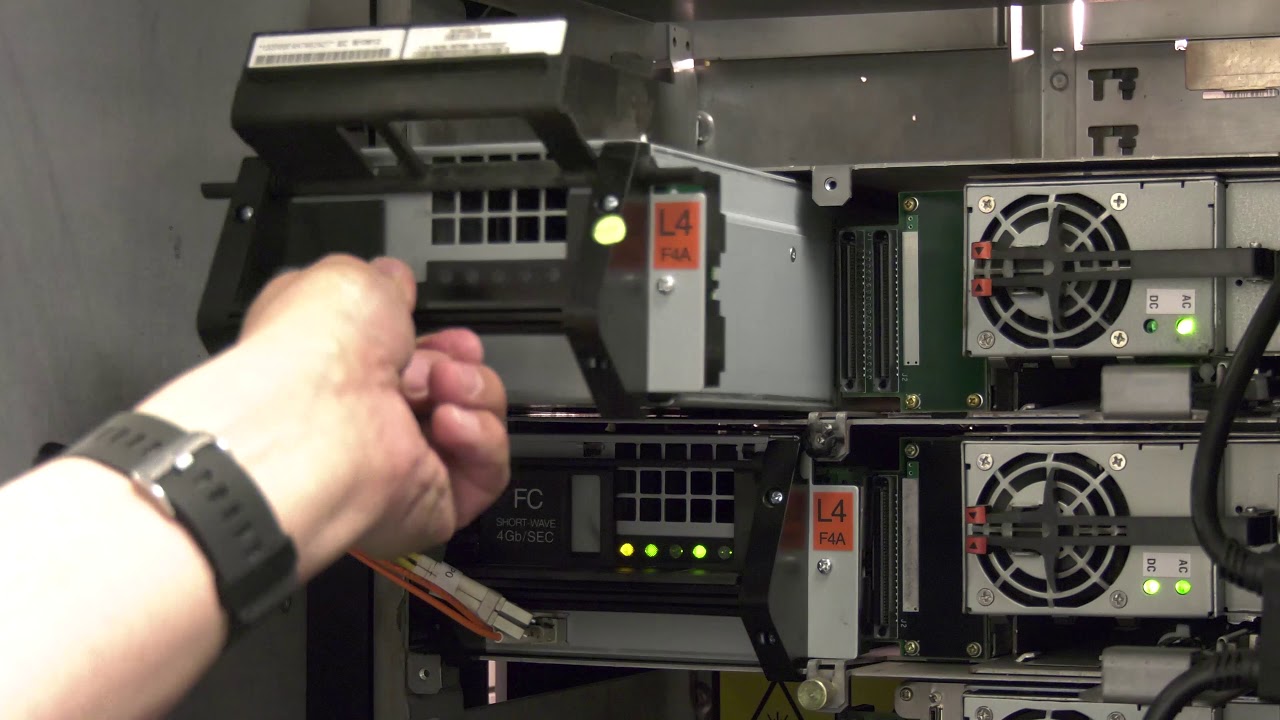 IBM 3584 (TS3500) Tape Drive Replacement Video - YouTube