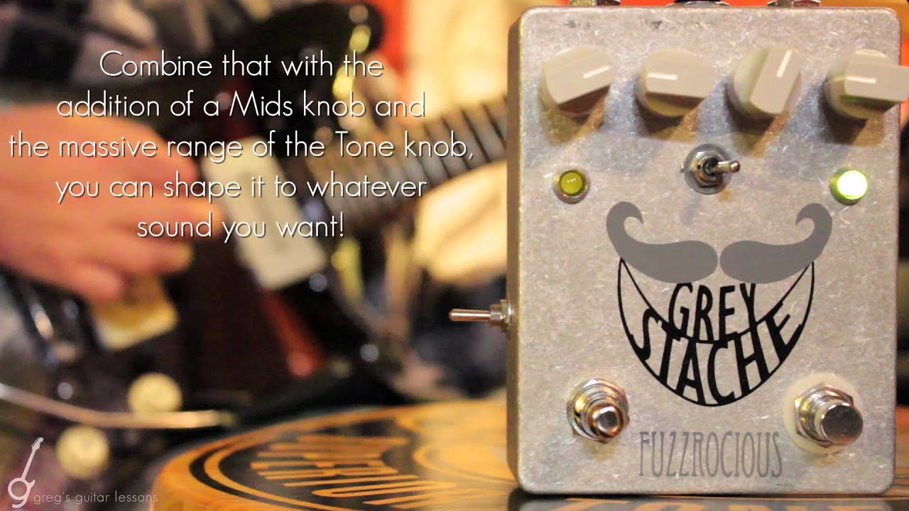 Guitar Demo: Fuzzrocious Grey Stache [Big Muff Styled Fuzz] - YouTube